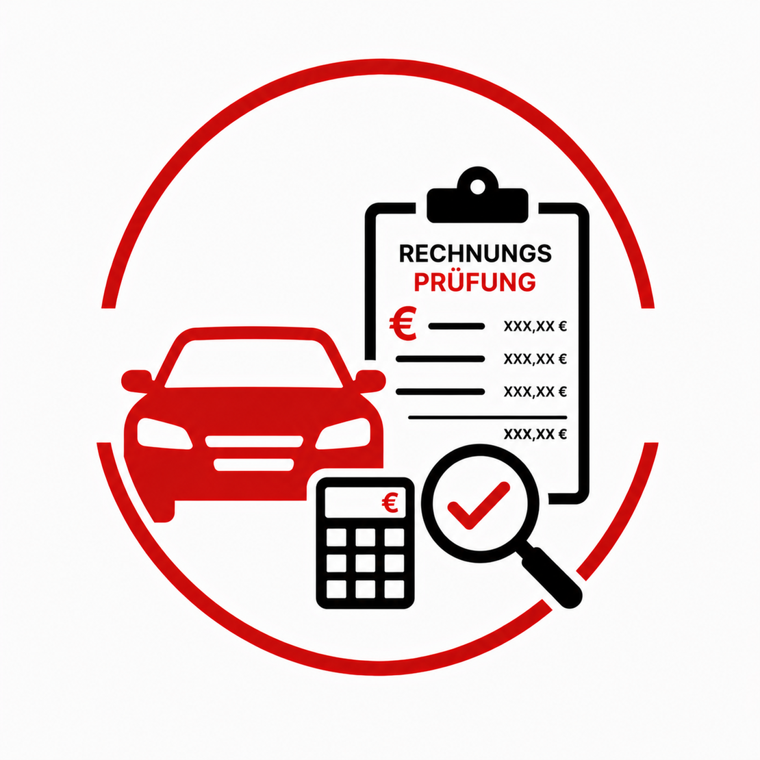 Wohnmobil steht auf einem Platz und wird technisch überprüft